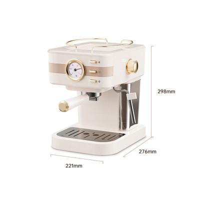 China Hotel Comercial Coffee Machine Espresso Italian Coffee Maker Cafetera Espresso Porcelain for sale