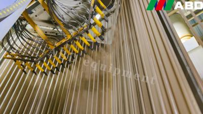 Cina Linea di rivestimento elettrostatica della polvere del trasportatore sopraelevato per il profilo di alluminio in vendita