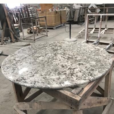 China Modern Prefab Round Granite Table Top Bianco Antico Silver Fox Granite Granite Countertops for sale