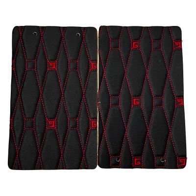 China 180cm Width Diamond Stitching Leather Waterproof For Car Seat Covering for sale