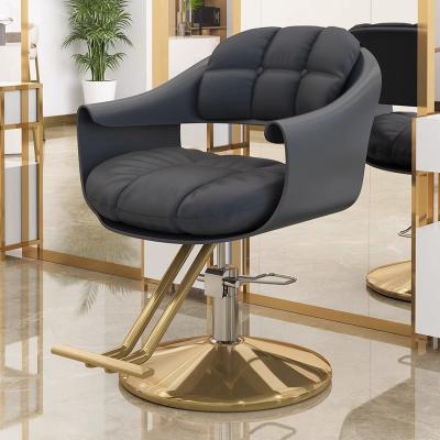 China Modern Luxury LightSpa Barber Chairs Beauty Parlour Chair Equipment Hair Salon Chairs Hot Sale Modern Salon Furniture Synthetic Leather for sale