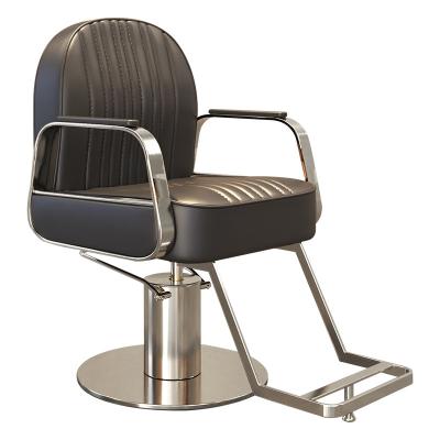 China Modern Luxury LightSpa Wholesale Salon Hair Chair Classic Leather Fashionable Customized Style Beauty Modern barber chairs for sale