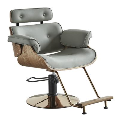 China Modern Luxury LightSpa Hot tide shop hair chair barber shop and salon chair factory price hair cutting chair on sale for sale