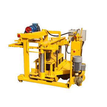 China Mobile building material stores small egg laying concrete block making machine qt40-3A hollow block making machine price in Malawi for sale
