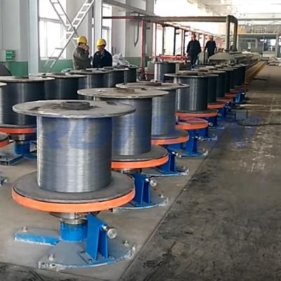 China High Speed Building Material Stores Steel Wire Hot Dip Galvanizing Production Line Used For Tire Steel Wire for sale