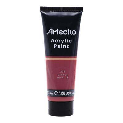 China Artecho Acrylic Paint for Art Paint, Decorate, Crimson Red 4.05 Ounce/120ml Acrylic Paint Supplies for Wood, Fabric, Crafts 4.05oz/120ml for sale