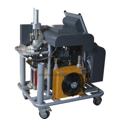 China Hotels Polyurethane Low Pressure Equipment Semi Automatic Foaming Anticorrosive Cold Storage Pipeline Spray Machine for sale