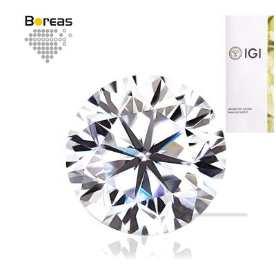 China HPHT Diamond Source Suppliers 5 Carat Synthetic 9mm E VS Diamonds Lab Grown Synthetic Diamond For Women for sale