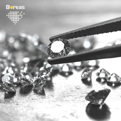 China Chinese White CVD Diamond Manufacturer Synthetic Diamond DEFG Color VVS1 Hpht Melee Jewelry Decorations Rings Earring Necklace Decoration Round Cut 1.25-1.8mm for sale