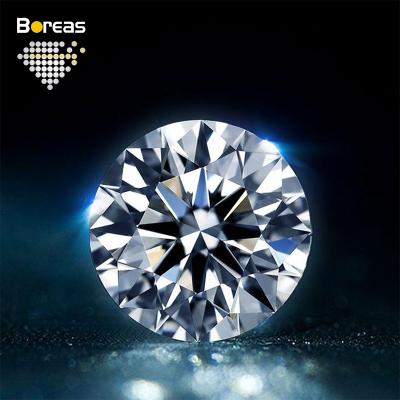 China Wholesale Rings 0.5ct 1ct 1.5ct 2ct 3ct Round Brilliant Lab Created CVD From DEFG VVS-VS Diamond Lab Grown Diamond HPHT for sale