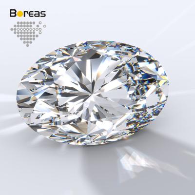 China Jewelry Making Stone D Color SI1 Oval 2 Ct Lab CVD Loose Diamond With IGI Certified Lab Grown Diamond for sale
