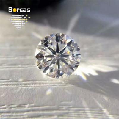 China Wholesale Carat D Color VS1 CVD 1.10 Jewelry Decorations Rings Earring Necklace HPHT Round Cut Lab Grown Diamond For Jewelry Making for sale
