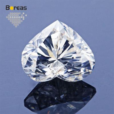 China Hot Selling Jewelry Decorations Rings Earring Necklace Lab Created Heart Diamond Loose 1 Carat 6.8mm*6.1mm DEF VS HPHT Ring Earring Necklace Jewelry pendants do for sale