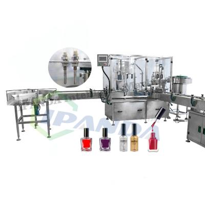 China Commodity Shanghai Manufacture Automatic Nail Polish Filling Capping Machine , Nail Polish Filling Machine Line for sale