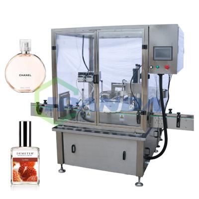 China Food Automatic Single Head Essential Oil Perfume Machinery Filling Machine Liquid With PLC Control for sale
