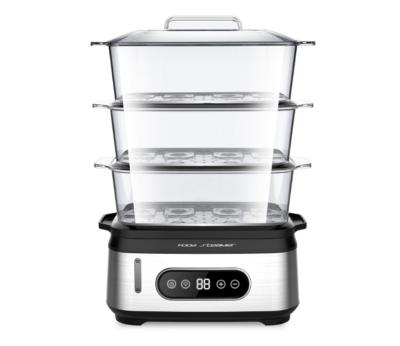 China Hotel Hot Sale Multi Function 9L 3 Layer Electric Home Electric Food Steamer Large Vegetables Steam Cooker for sale