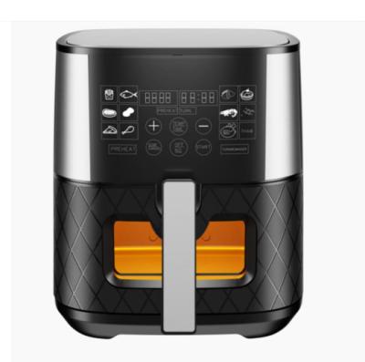 China Easy Operate 6.5L new visible air fryer with glass window 2024 new product for sale