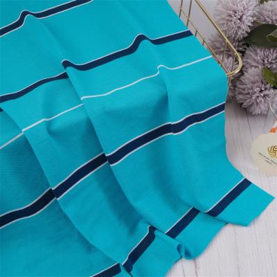 Cina Materiale a maglia a righe per polo sano e respirabile in vendita