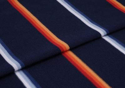 Cina Tessuto a maglia a strisce leggero e traspirante, comodo e morbido per abbigliamento casual in vendita