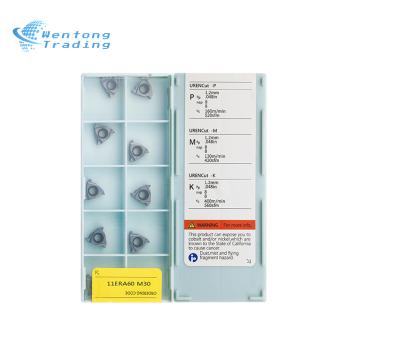 China Tungsten Cobalt Alloy UREN Tungsten Carbide Threaded Teeth Inserts and Thread Inserts Carbide Cutter Tools 11ERA60 16IRAG60 for sale