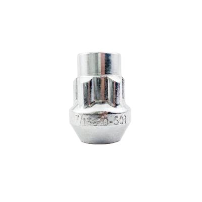 China Stahl Silber 3802 Autoreifenverschluss Nuss Set Diebstahlsschraube 7/16-20 Feinschleim 10 Grad für Hyundai Elantra 2007-2018 zu verkaufen
