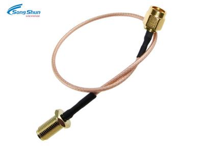 China transmissão de dados reta masculina da tomada dos conjuntos de cabo SMA do RF da antena 50ohm à venda