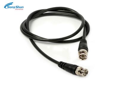 China Cabos feitos sob encomenda coaxiais do RF da tomada masculina do Cctv BNC, conjunto de cabo da ligação em ponte de RG58 KSR195 à venda