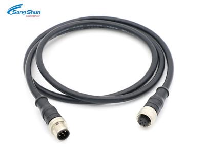 China Cable de extensión del poder de M8 IP67, alambre modificado para requisitos particulares del cable de transmisión de la pantalla LED del conductor en venta