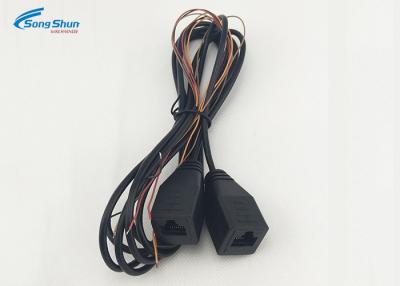 Κίνα μαύρο RJ45 καλώδιο τέσσερα 1M φορμαρισμένη RJ45 πυρήνων στροφή μητέρων σύνδεσης έγχυση προς πώληση