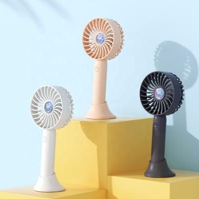 China With Table 3 Low Speed Personal Battery Operated Practical Fan Rechargeable Portable Handheld Fan for sale