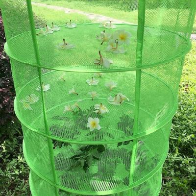 China Easily Assembled Drying Rack Herb Drying Net Herb Dryer Carry Bag Mesh For Herbs buds Plants8lay for sale