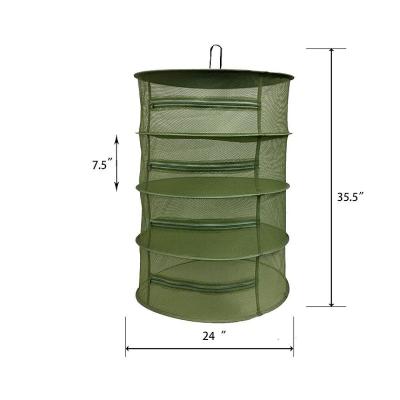 China Easily Assembled 4 Layers Drying Rack Herb Drying Net Herb Dryer Mesh Net for sale