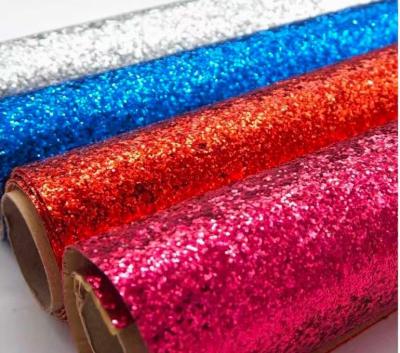 China Other Silver Glitter Film Green Glitter Film Gift Wrap Film For Decoration To Pack For Shoes for sale