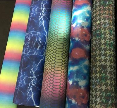 China 3d Printable Rainbow TPU Film Decoration TPU Foil Sheet For Shoes/Clothes/Bags for sale