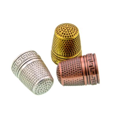 China High Quality Vintage Copper Thimble in NeedleworkHousehold Sewing Thimble for Finger Approx 2cm(diameter)*0.9cm(width Protect for sale