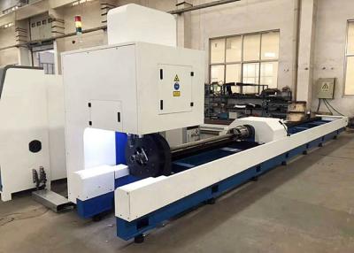 Cina tagliatrice del tubo di CNC della metropolitana 1000W con il raffreddamento ad acqua di potere del laser della fibra di Raycus IPG in vendita