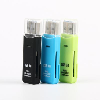 China Super High Speed 5Gbps 2 in 1 Internal SD T-Flash Memory USB 3.0 Slim Card Reader Micro SDXC TF Card Reader for sale