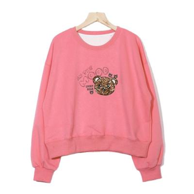 China Anti-wrinkle 2022 new pattern Pullover Hoodies Customizable plus size sweaters for women for sale