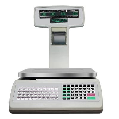 Chine Balance de grande précision d'impression de reçu de billet de l'échelle 30kg de caisse enregistreuse à vendre