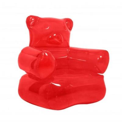 Chine Glitter Voyageur Lit Air Matraque Gummy Bear Chaise Pour Le Couloir Du Lac à vendre