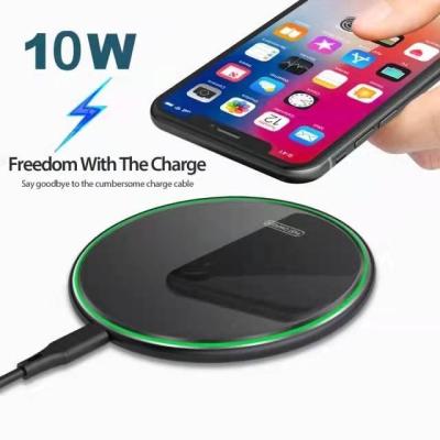 China Convenient Portable Mobile Phone Charging Station Suction 10w Magnetic Wireless Charger Universal Phones Qi 15w Output Power British Eu Au Rohs for sale