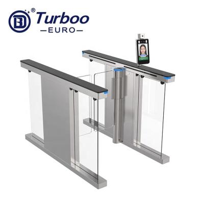 China SUS304 Gate Shape Speed Lane Turnstile RFID Barrier High Quality Servo Motor Speed Gate for sale