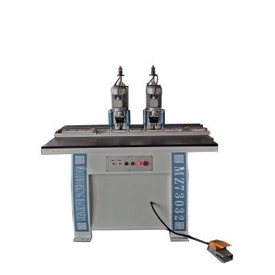 Cina Max. diametro di perforazione 50mm armadio doppio due teste porta in legno perno per scavare macchina in vendita