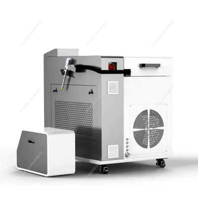 China MAX 1500W soldador láser portátil de soldadura láser limpieza de corte 3 en 1 borrador de óxido láser en venta
