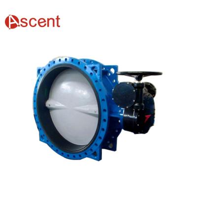 China General Double Flange Cast Iron Butterfly Valve for sale