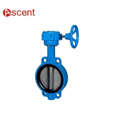 China DN80 DIN3202 Ductile Iron Manual Hand Lever Butterfly Valve Cast Iron Hook Type Butterfly Valve for sale