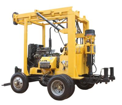 China Construction works portable hydraulic diesel agua 100m de maquina perforadora de pozos de small water well drilling rig water well drilling rig for sale