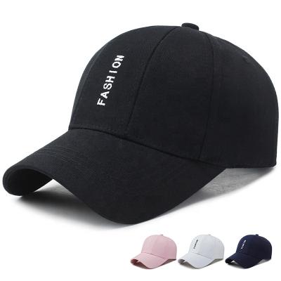 China COMMON Adjustable Cotton Embroidered Simple Letter FASHION Sports Baseball Caps for sale