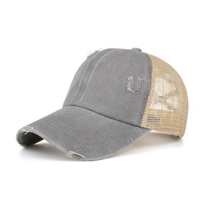 China JOINT Fashion High Quality Factory Outlet Fashion Men's Mesh Hat Cap Baseball Custom for sale
