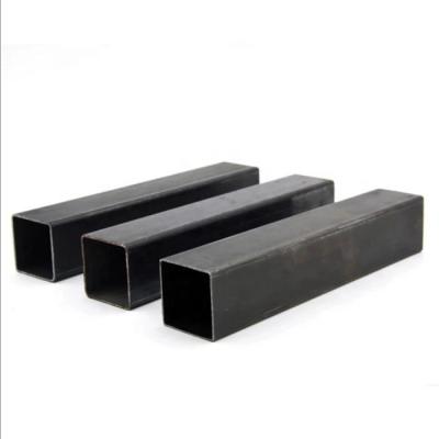 China High Standard Hollow Section Large Diameter Carbon Black Square Tube for sale